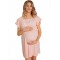Нічна сорочка для вагітних і годуючих Ярина Рожева